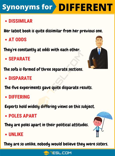 antonym for different.